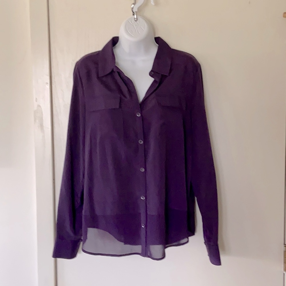 Purple Kenzie blouse. Purple Sz L